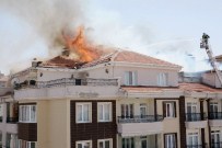 Çatı Katı Alev Alev Yandı