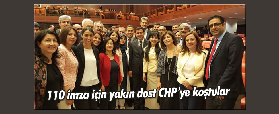 HDP 110 imza için CHP'den destek istedi