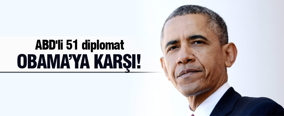 ABD'li 51 diplomattan Obama'ya eleştiri
