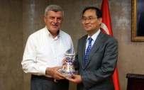 TEKNOLOJİ TRANSFERİ - Başkan Karaosmanoğlu, Kore Büyükelçisini Ağırladı