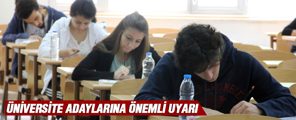 LYS'ye girecek adaylara önemli uyarı