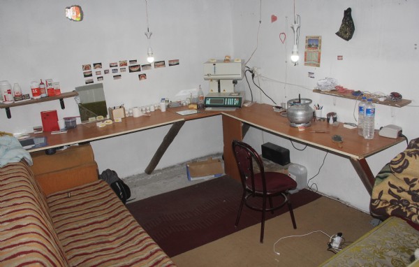 Kasap dükkanından hastaneye