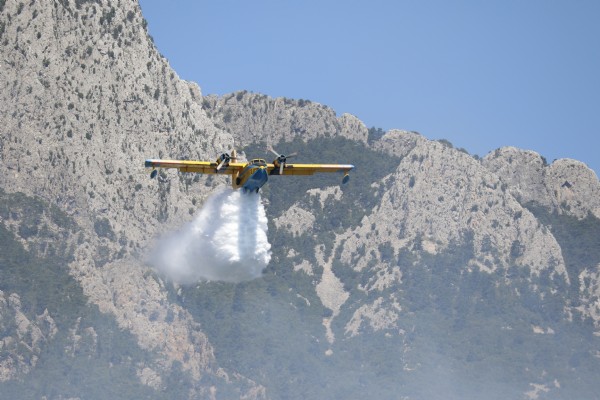 Antalya'da orman yangını