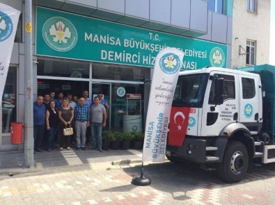 Büyükşehir Demirci'de İncelemelerde Bulundu