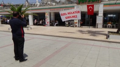 Akçay Kordonu'na Kazıklar Çakıldı