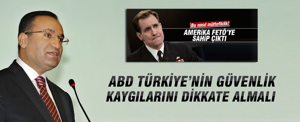 Bekir Bozdağ'dan ABD'ye 'Fethullah Gülen' yanıtı