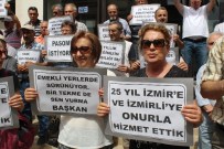 İZMİR BELEDİYESİ - Emeklilerden Kocaoğlu'na kırmızı kart