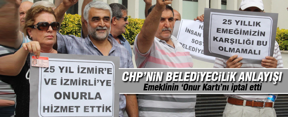 Emeklilerden Kocaoğlu'na kırmızı kart