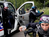 Fransız polisi göstericileri yaraladı