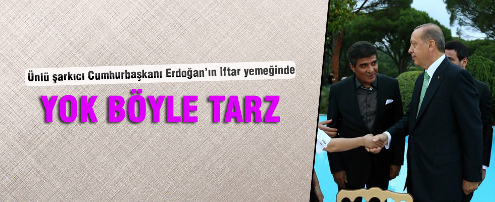 İbrahim Erkal Cumhurbaşkanı Erdoğan'ın davetinde çengelli iğne taktı