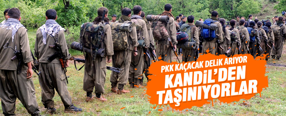 Terör örgütü PKK Kandil'den taşınıyor!