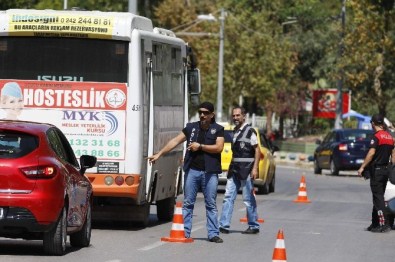 Antalya Polisinden 40 Derecede Asayiş Kontrolü