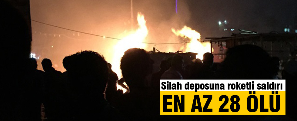 Silah deposuna saldırı: 28 Ölü