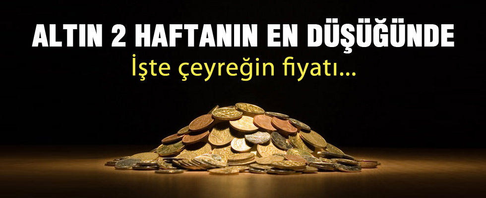 Çeyrek altın ve altın fiyatları 22.06.2016