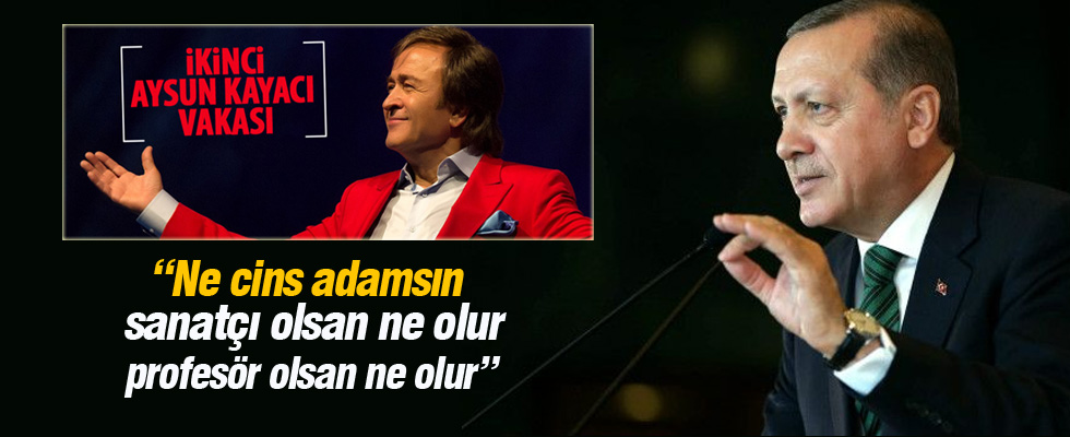 Cumhurbaşkanı Erdoğan'dan Erol Evgin'e tepki