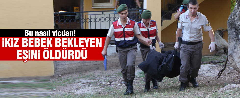 Hamile karısını öldürüp intihar etti