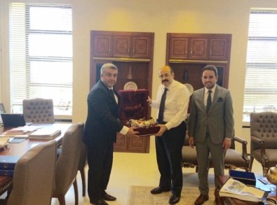 Milletvekili Gazel Ve Başkan Fatih Çalışkan'dan YÖK Başkanı Saraç'a Ziyaret