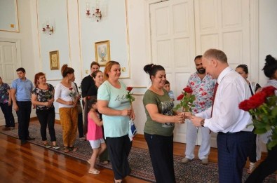 Romanlardan Vali Ceylan'a Ziyaret