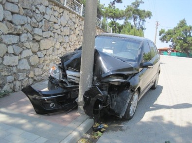 Bayramiç'te Trafik Kazası; 3 Yaralı