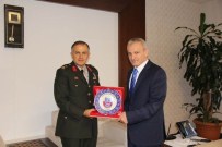 BARTIN VALİSİ - Kastamonu Jandarma Bölge Komutanı Bartın Valiliğini Ziyaret Etti