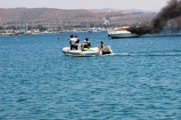 ORTAKENT - 300 Bin Liralık Lüks Motoryat Alev Alev Yandı