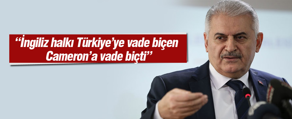 Başbakan Binali Yıldırım'dan İngiltere değerlendirmesi