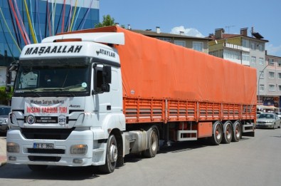 Bayırbucak Türklerine Yardım TIR'ı Yola Çıktı