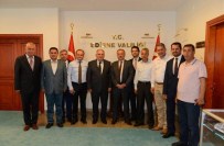 TEKSTİL FABRİKASI - Edirne Valisi Özdemir'e Ziyaretler Sürüyor