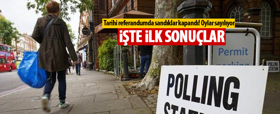 İngiltere'de oylar sayılmaya başlandı!