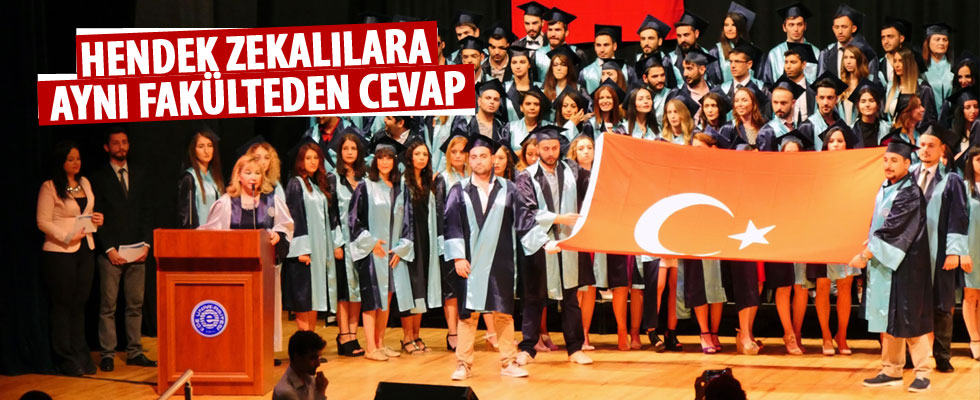 'Hendek' pankartına bayraklı cevap