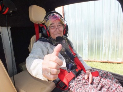 80 Yaşında İlk Kez Cayrokopter İle Uçtu