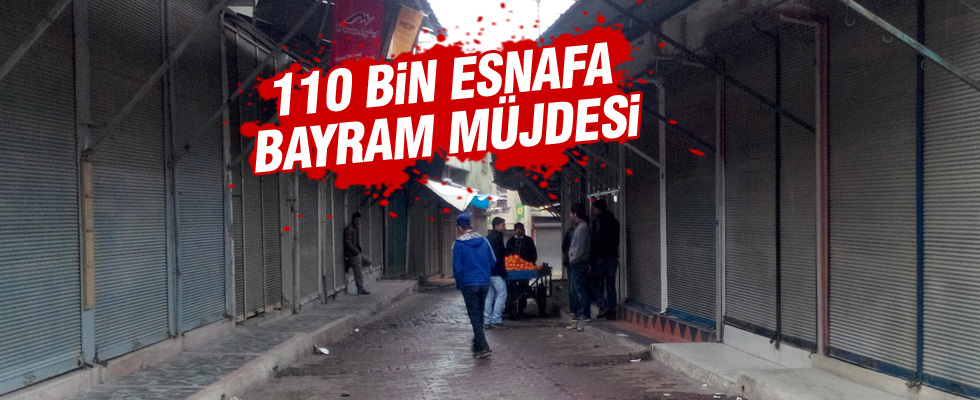 Esnafa bayram müjdesi