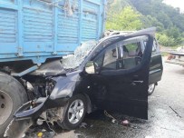 BOLAMAN - Kamyonet Park Halindeki Kamyona Çarptı Açıklaması 1 Yaralı