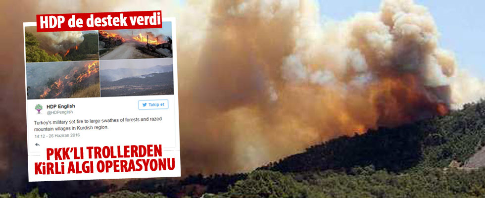 PKK trollerinden alçak algı operasyonu..