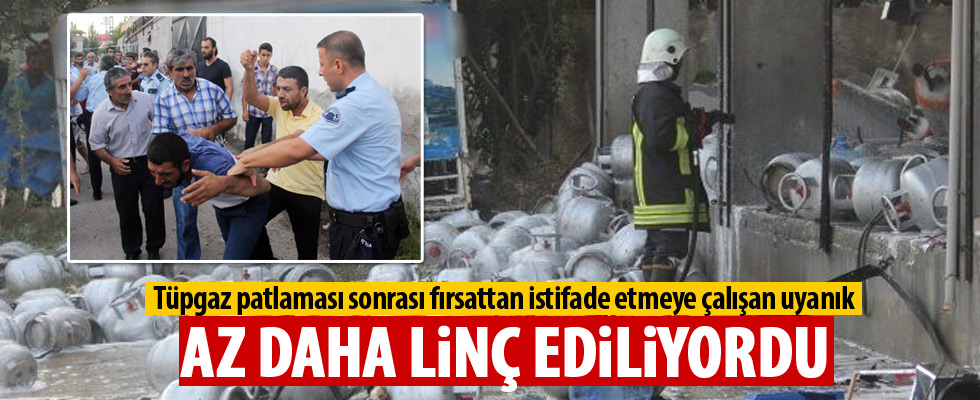 Adana'da tüpçüde patlama: 2 yaralı