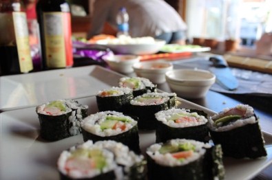 Japonların ana yemeği suşi Çanakkale'de