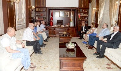 Çgc Yönetiminden, Başkan Sözlü'ye Ziyaret