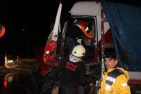 ABANT - Bolu Dağı'nda İki Kamyon Çarpıştı Açıklaması 1 Yaralı