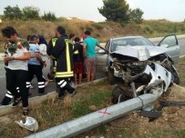 Çan'da Trafik Kazası; 2 Yaralı