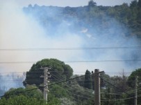 Çeşme'de Yerleşim Yerlerini Tehdit Eden Yangın