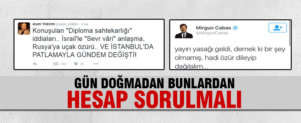 Şamil Tayyar: Bunlardan hesap sorulmalı