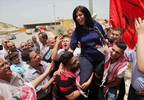 Filistinli kadın milletvekili serbest bırakıldı