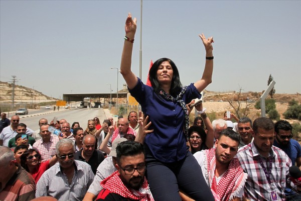 Filistinli kadın milletvekili serbest bırakıldı