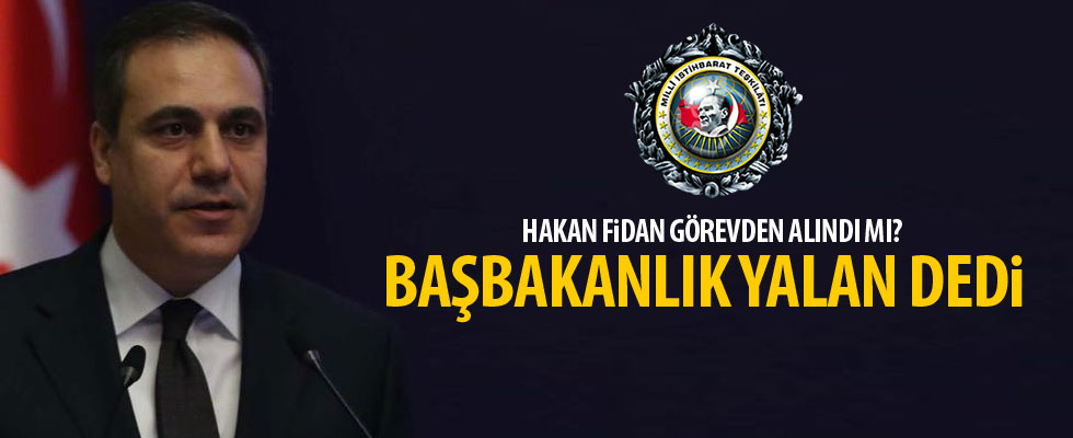 Başbakanlık'tan Hakan Fidan ve Feridun Sinirlioğlu açıklaması