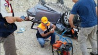 Bartın'da Otomobil Şarampole Devrildi Açıklaması 4 Yaralı