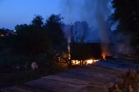 Biga'da Barakada Yangın Çıktı