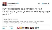ŞAMİL TAYYAR - Şamil Tayyar'dan HDP'ye 'Deaş' Cevabı