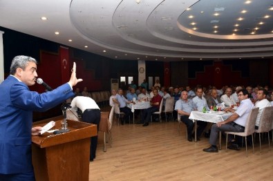 Alıcık, 82 Mahalle Muhtarı İle Yemekte Buluştu