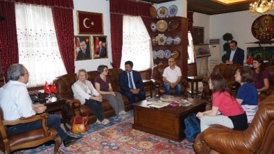 İtaltan Bilim İnsanları Başkan Ünver'i Ziyaret Etti