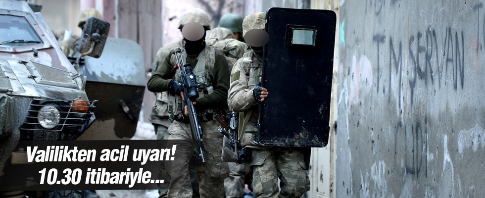 Lice'de sokağa çıkma yasağı